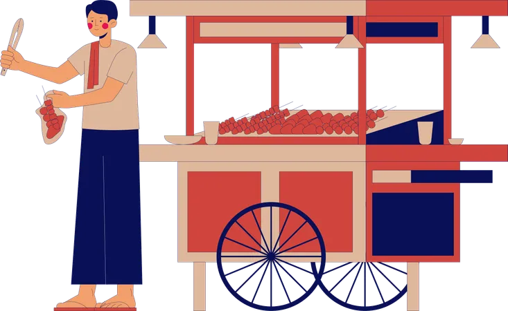 Streetfood  Illustration