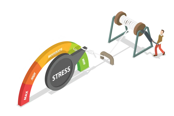 Stress Management Illustration