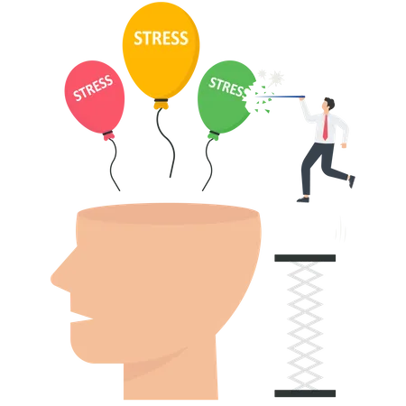 Stress management  Illustration