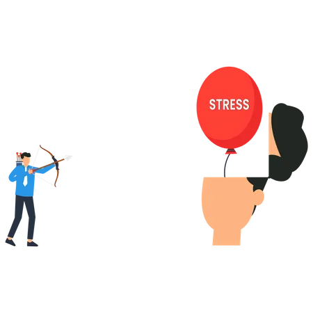 Stress management  Illustration