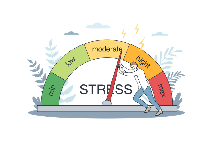 Stress management  Illustration