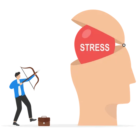 Stress management  Illustration