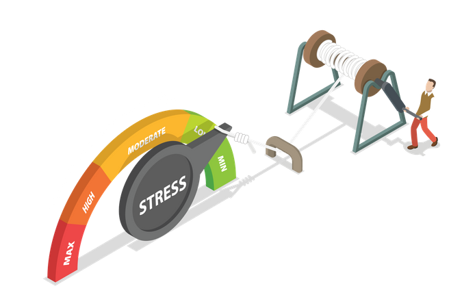 Stress Management  Illustration