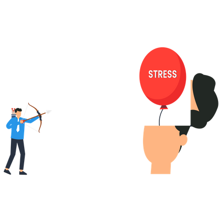 Stress management  Illustration