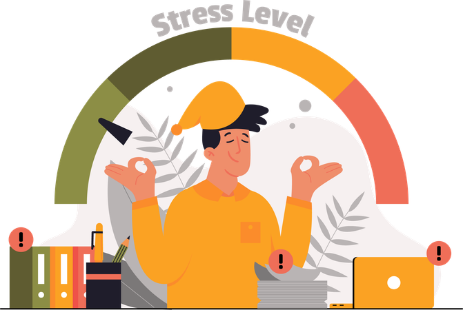 Stress Management  Illustration