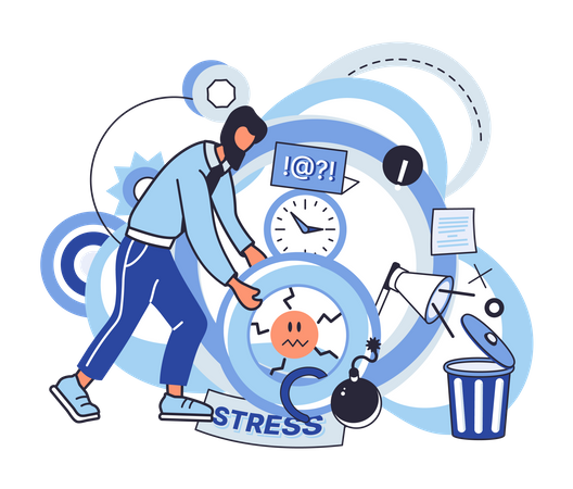 Stress Management  イラスト