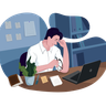 illustrations of stress