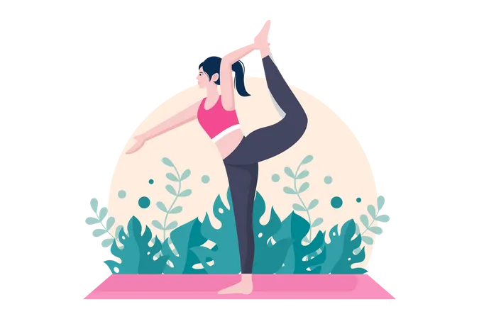 Stretching Exercise  Illustration