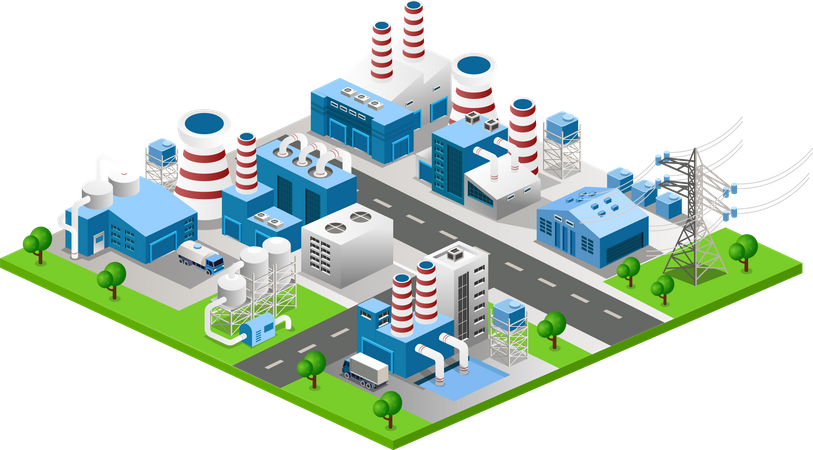 Energieerzeugung  Illustration