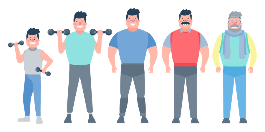 Strongest human life cycles  Illustration