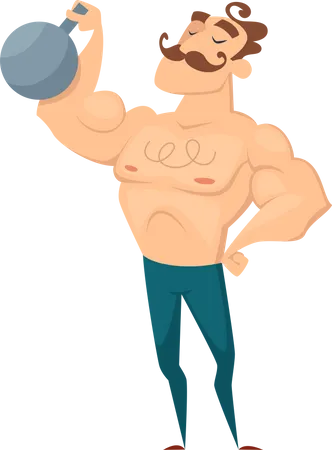 Strongman  Illustration