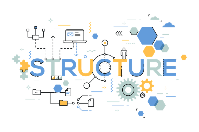 Structural organization Illustration