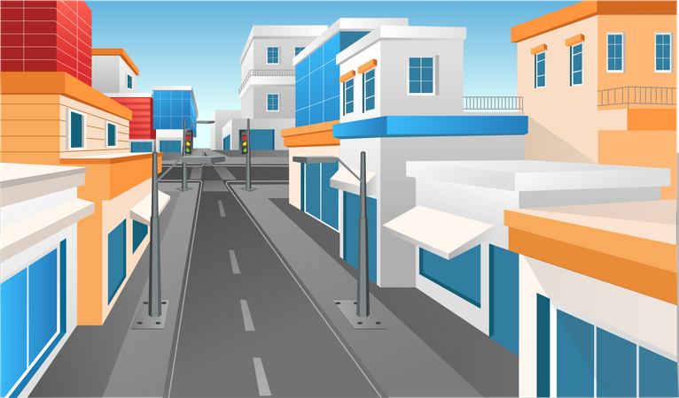 Structure de la ville  Illustration