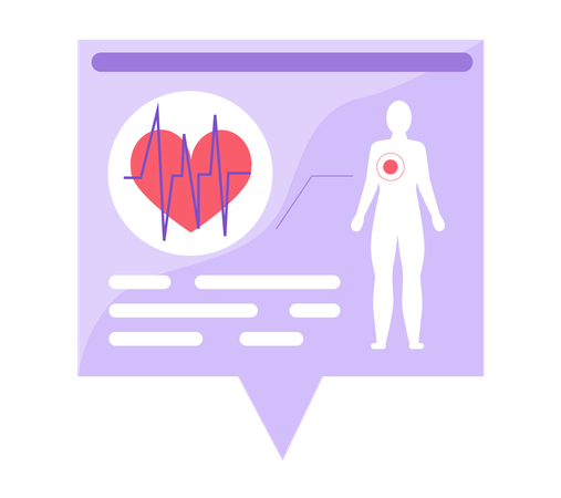 Structure of human cardiovascular system  Illustration