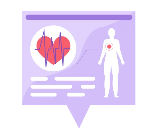 Structure of human cardiovascular system  Illustration