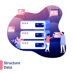 Datenanalyse-Illustrationssatz Illustrationspack