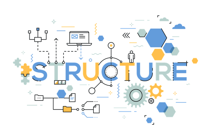 Strukturelle Organisation  Illustration