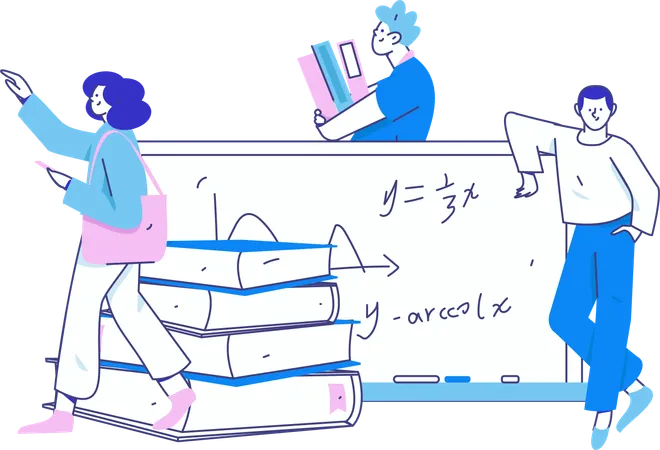 学生向けブックリーダー  イラスト