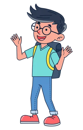 Student character Illustration