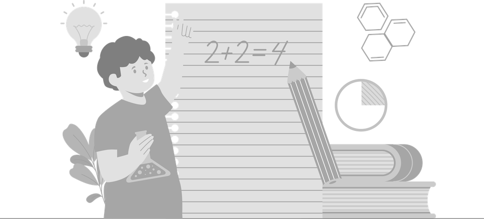 Student Equating on Practical Class  Illustration