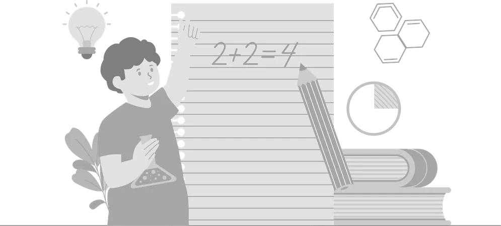 Student Equating on Practical Class  Illustration