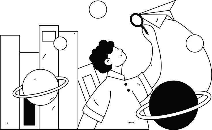 Student feels confident with exam preparation  Illustration