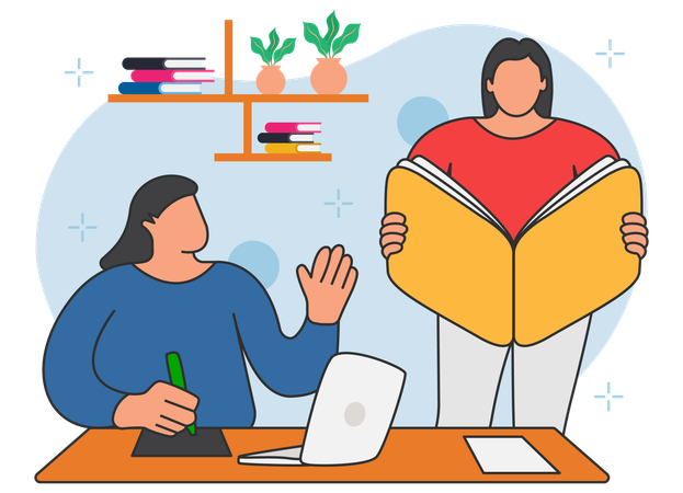 Student Learning  Illustration
