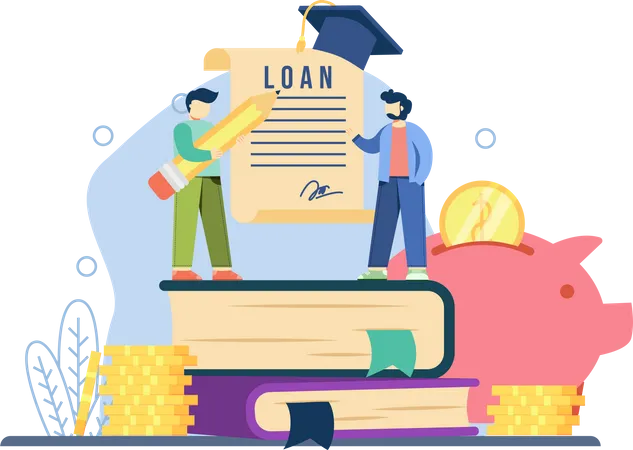 Student Loan Illustration