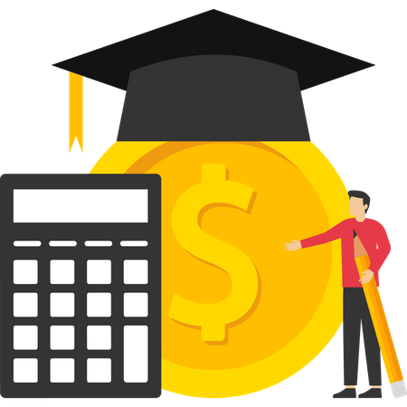 Student Loan Calculation  Illustration