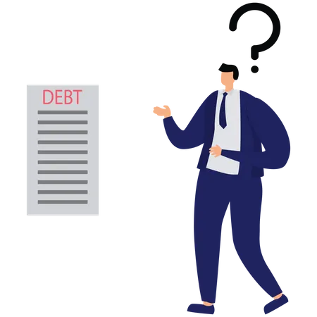 Student loan debt  Illustration