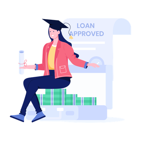 Student loan  Illustration