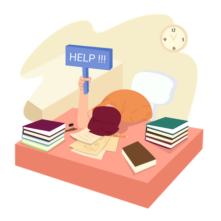 Student need help to complete assignment  Illustration