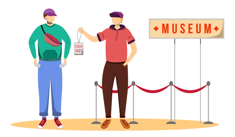 Student Pass For Museums  Illustration