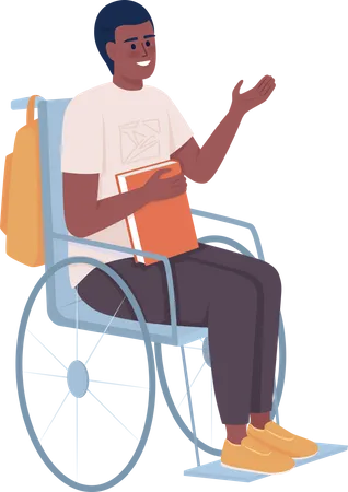 Student with disability Illustration