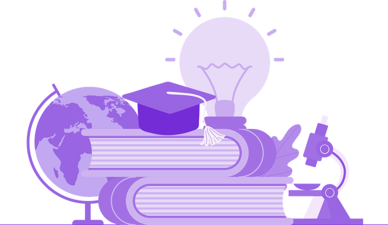 Study Equipment  Illustration