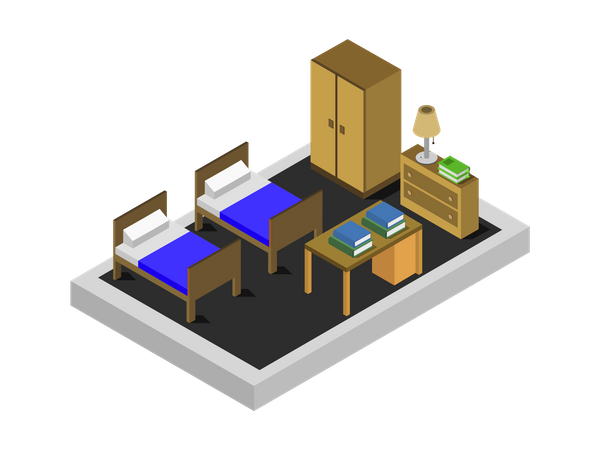 Study room  Illustration