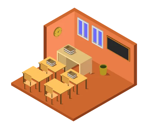 Study room  Illustration