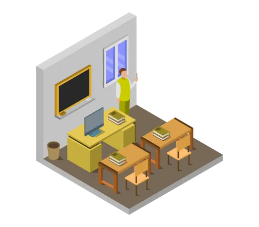 Study room  Illustration