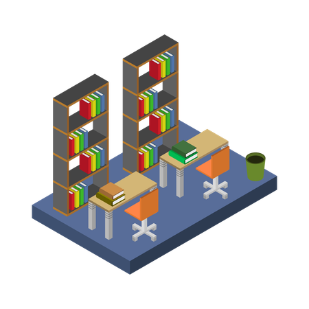 Study room  Illustration
