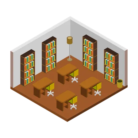 Study room  Illustration