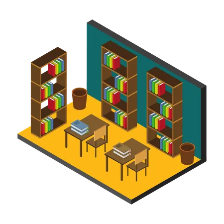 Study room  Illustration