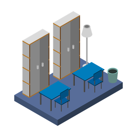 Study room  Illustration