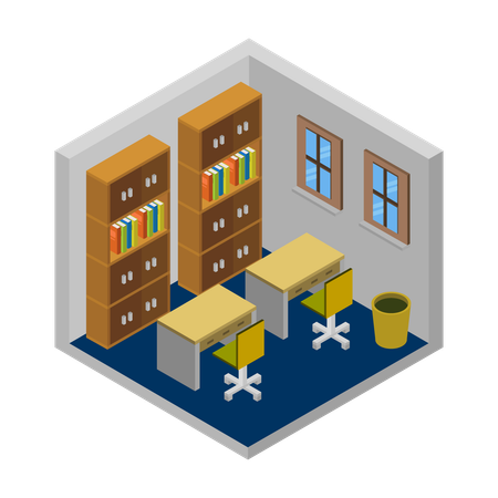 Study room  Illustration