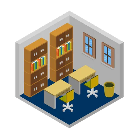 Study room  Illustration