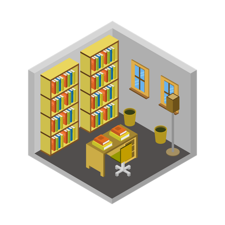 Study room  Illustration
