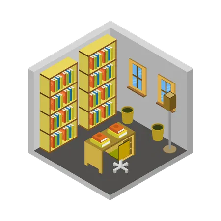 Study room  Illustration