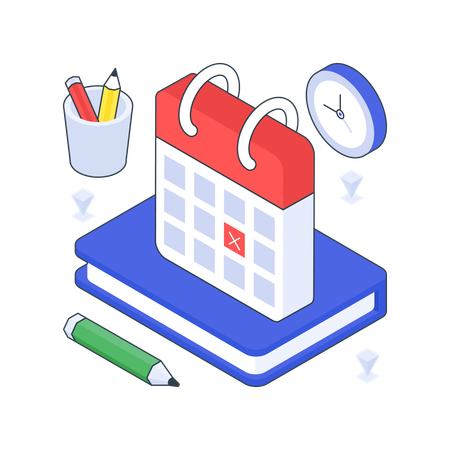 Study Schedule  Illustration