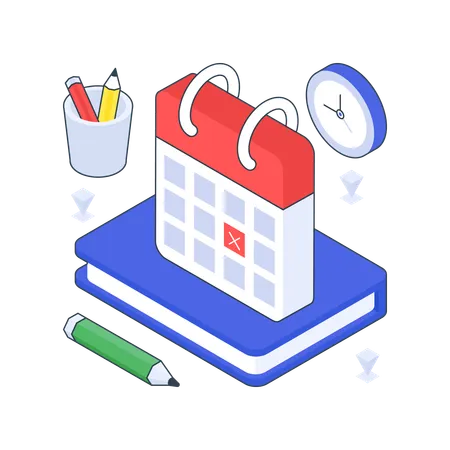 Study Schedule  Illustration