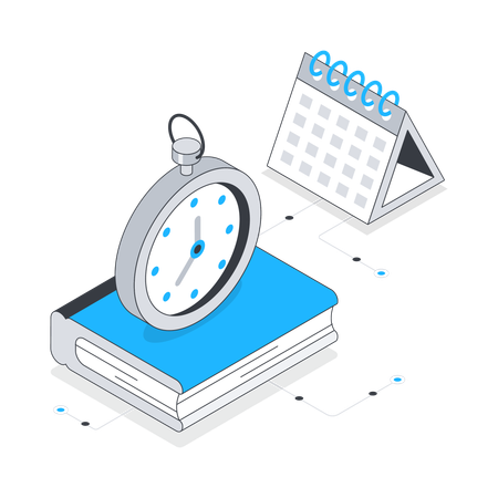 Study Timetable  Illustration