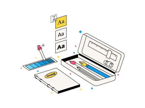 Style guide design  Illustration